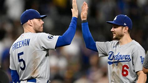 Freeman leads Dodgers against the Padres after 4-hit performance